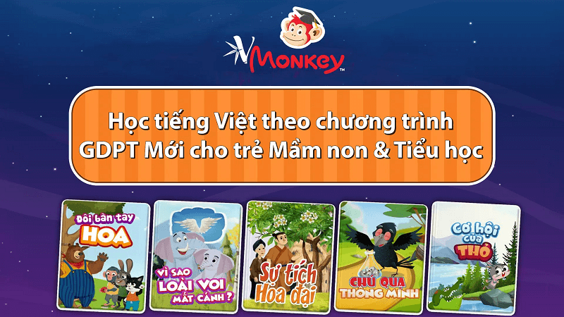 Xây dựng nền tảng học tiếng Việt tốt nhất cho trẻ với Vmonkey. (ảnh; Website Chuẩn Bị Đồ Sơ Sinh)