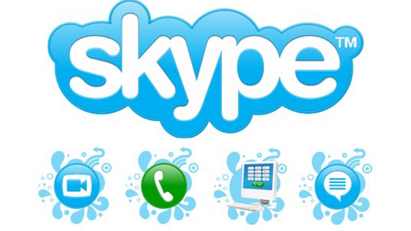 Skype là một ứng dụng đào tạo từ xa trực tuyến phổ biến.  (Ảnh: Sưu tầm Internet)