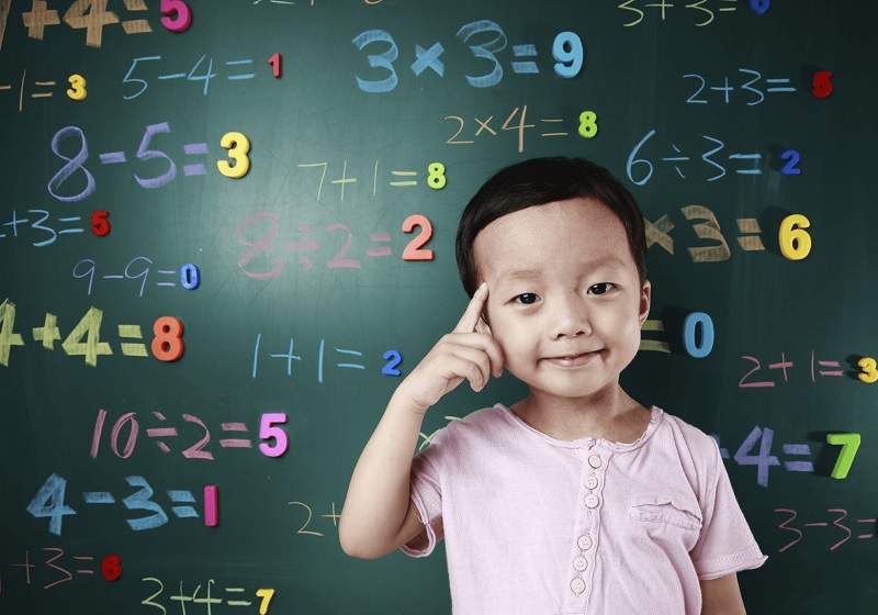 Dạy học toán cho bé phù hợp với năng lực của trẻ. (Ảnh: Sưu tầm internet)