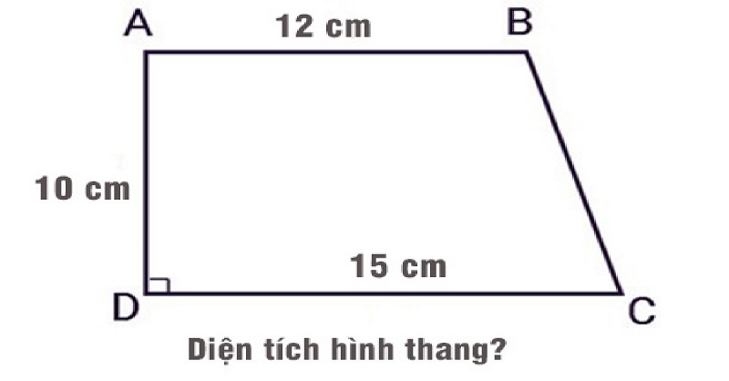 Có nhiều dạng bài tập về diện tích của hình thang vuông để các em chinh phục. (Ảnh: Sưu tầm internet)