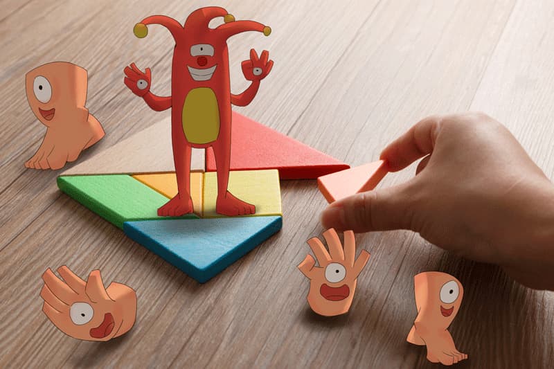 Mô hình lắp ghép tranh 3D thường tạo hứng thú cho các bé.  (Ảnh: Lovepik.com)