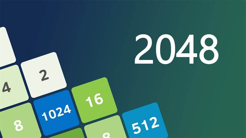 2048 có thể giúp cho mẹ cải thiện một phần khả năng tính nhẩm. (Ảnh: Sưu tầm Internet)