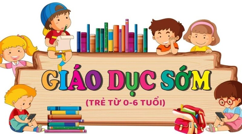 Hiểu đúng về giáo dục sớm cho trẻ từ 0-6 tuổi. (Ảnh: Sưu tầm Internet)