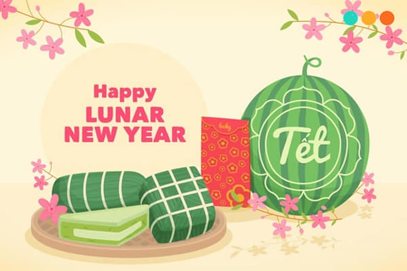 Từ vựng tiếng anh về hoạt động ngày tết.  (Ảnh: sưu tầm internet)