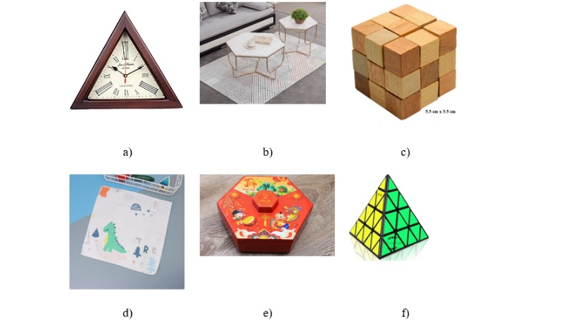 1 年生のプログラムでは、多くの種類の三角形の演習があります。 