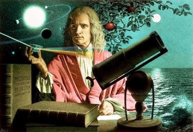 アイザック ニュートンは 1666 年に重力を発見しました。 (画像: インターネット コレクション)