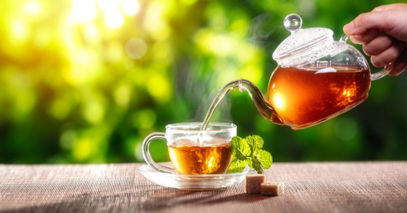 Uống trà bạc hà tốt cho hệ thần kinh (Ảnh: Sưu tầm Internet)