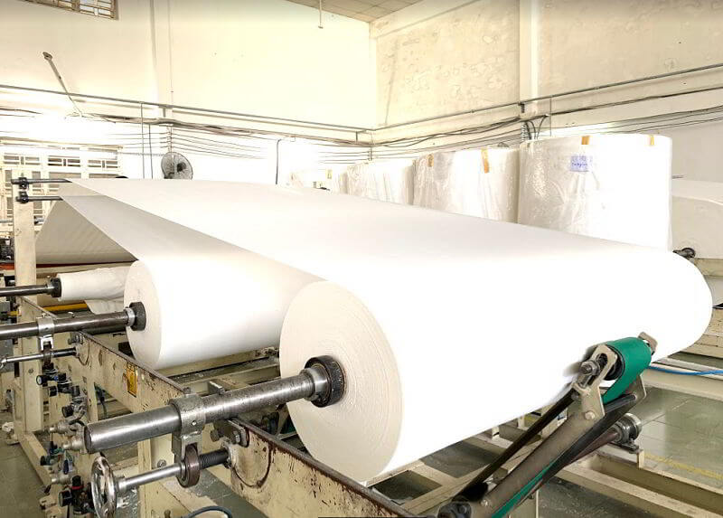 Muối ứng dụng trong công nghiệp sản xuất giấy. (Ảnh: Sưu tầm Internet)