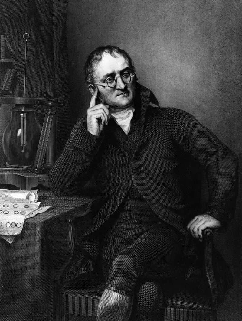 Nhà Hóa học, Vật lý học John Dalton. (Ảnh: Maestrovirtuale.com)