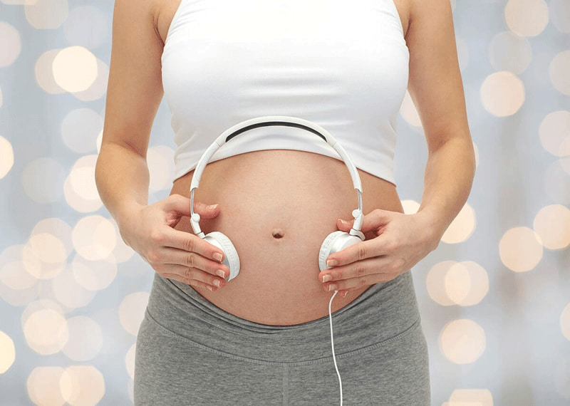 Liệu pháp âm thanh đã được nghiên cứu và chứng minh là mang lại nhiều lợi ích cho sức khỏe của cả mẹ và bé.  (Ảnh: Sưu tầm Internet)