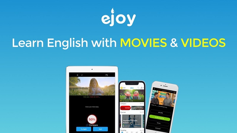 eJOY English - Học tiếng Anh qua phim và video. (Ảnh: Youtube eJOY English)