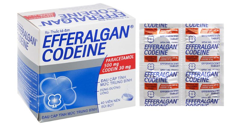 Thành phần chính của Efferalgan là Paracetamol. (Ảnh: Sưu tầm Internet)