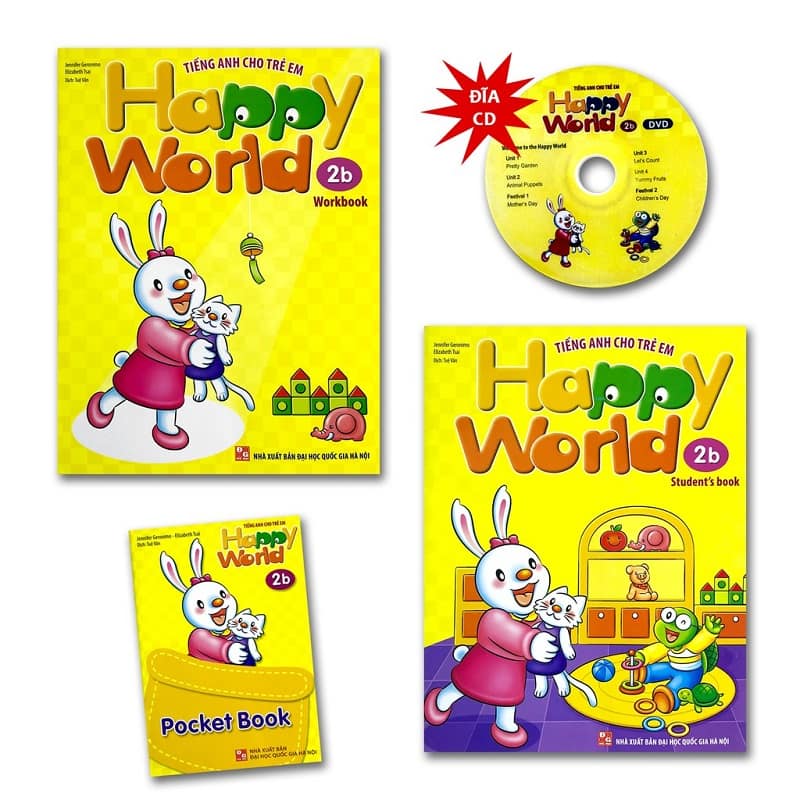 Bộ sách Happy World. (Ảnh: fahasa.com)