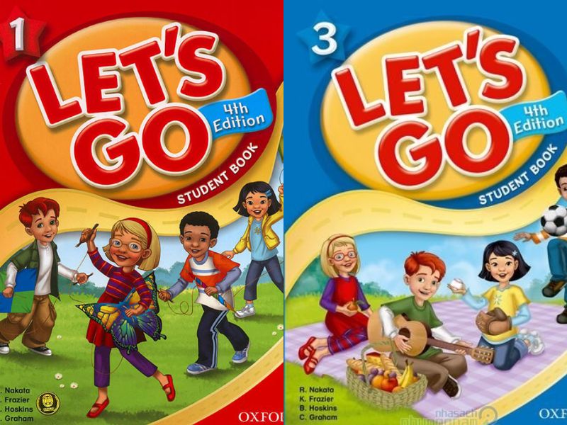 Bộ sách tiếng Anh Let's go dành cho trẻ từ 3-10 tuổi cực kỳ nổi tiếng.  (Ảnh: Sưu tầm Internet)