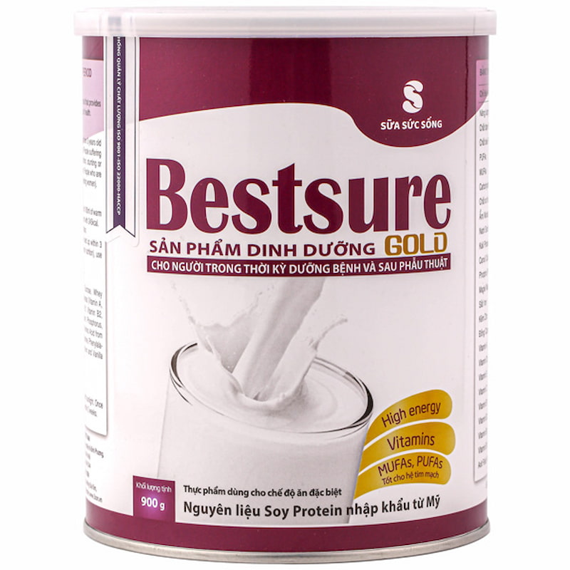 BestSure Gold là sản phẩm sữa chứa dinh dưỡng cao dành cho người gãy xương. (Ảnh: Sưu tầm Internet)