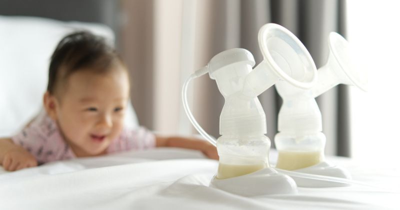 Hâm sữa u trước lúc mang lại trẻ em sử dụng sẽ hỗ trợ trẻ em bú ngon và nhiều hơn thế nữa (Ảnh: Sưu tầm Internet)