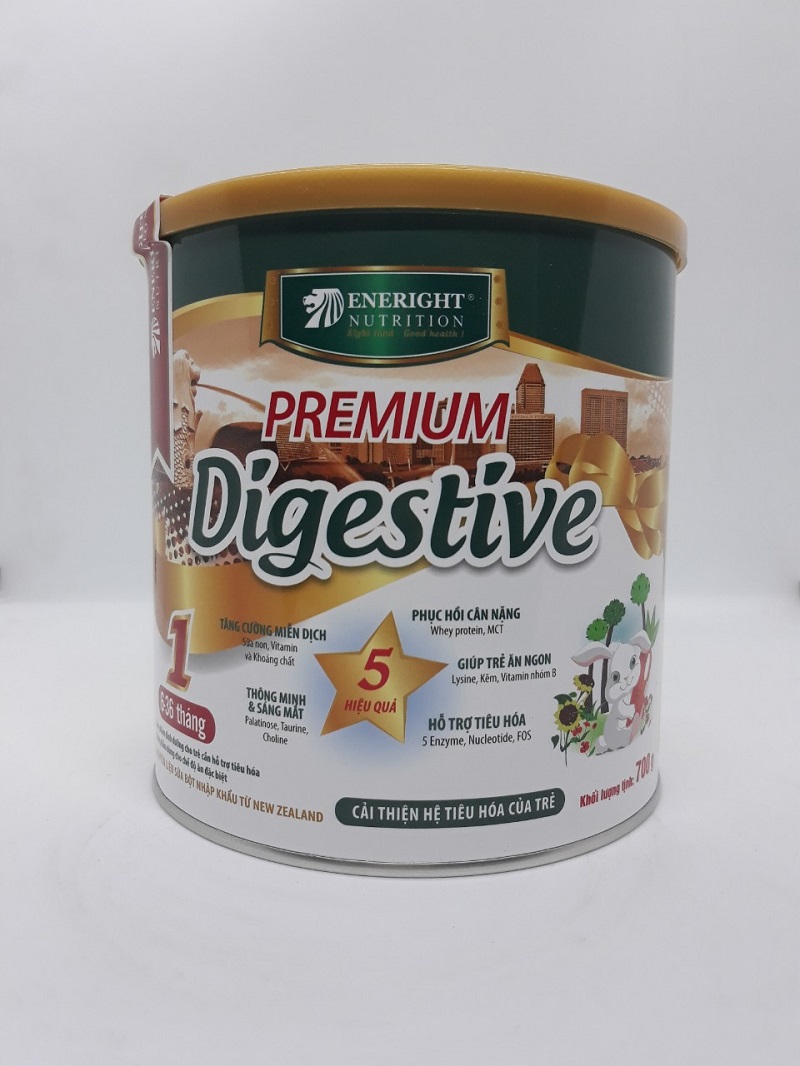 Sữa Premium Digestive chứa nhiều chất xơ hòa tan FOS. (Ảnh: Sưu tầm Internet)