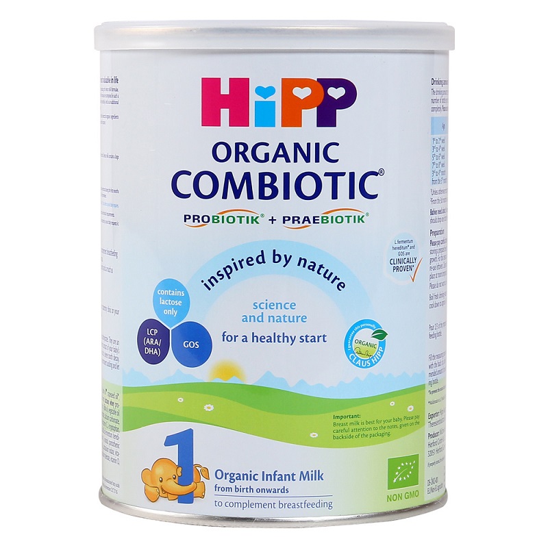 Sữa Hipp Organic Combiotic. (Ảnh: Sưu tầm Internet)