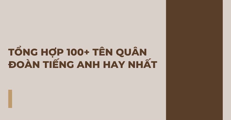 Hot] Top 100+ Tên Quân Đoàn Tiếng Anh Ff Cực Ngầu Cho Gamer