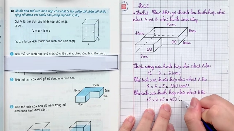 Có rất nhiều dạng bài tập về tính thể tích hình hộp chữ nhật.  (Ảnh: Internet sưu tầm)