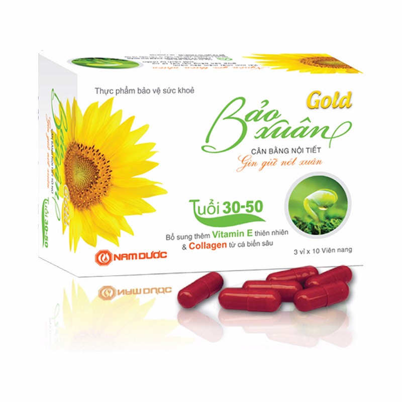Bảo Xuân vàng (gold) là sản phẩm dành cho phụ nữ trong độ tuổi dưới 50, gặp các vấn về rối loạn nội tiết tố. (Ảnh: Sưu tầm Internet)