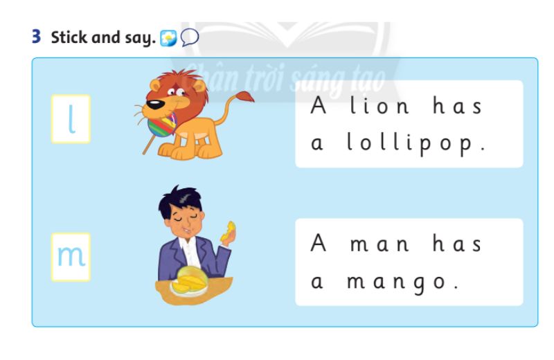 Activity 3 Paste and talk - Lesson 5. (Photo: Screenshot of textbook)