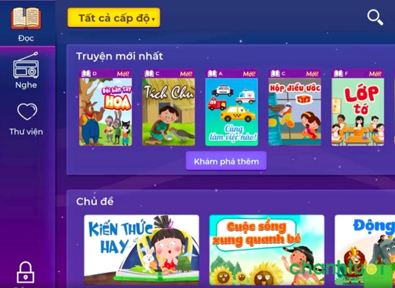 Kho tàng truyện tranh và audiobook tại V<b>bangtuanhoan.edu.vn</b> (Ảnh: <b>bangtuanhoan.edu.vn</b>)