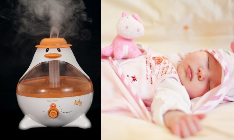 Duy trì độ ẩm giúp chăm sóc trẻ 2 tháng tuổi bị cảm cúm hiệu quả (Nguồn: Sưu tầm internet)