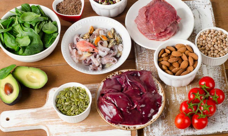 Các loại thực phẩm giàu kẽm. (Ảnh: Nguồn Internet)