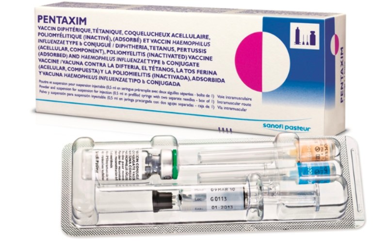 Vắc xin 5in1 - vắc xin giúp bảo vệ bé khỏi 5 loại bệnh khác nhau (Ảnh: Sưu tầm internet)