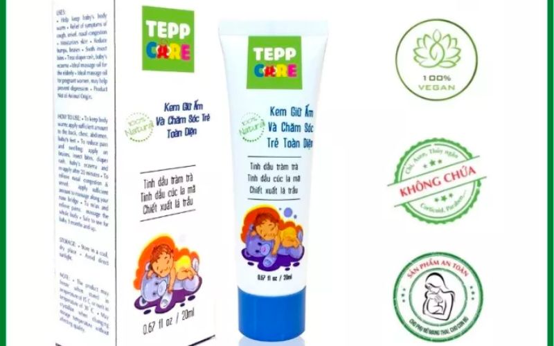 Tepp Care giúp làm giảm các triệu chứng dị ứng, vết côn trùng cắn, các vết thương sưng bầm ở trẻ nhỏ (Ảnh: Sưu tầm Internet)