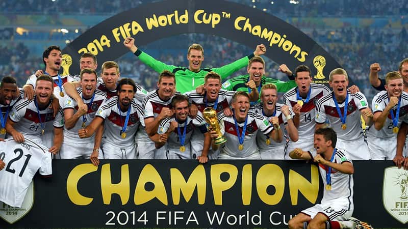 Tuyển Đức vô địch World Cup 2014 trên đất Brazil. (Ảnh: Sưu tầm Internet)