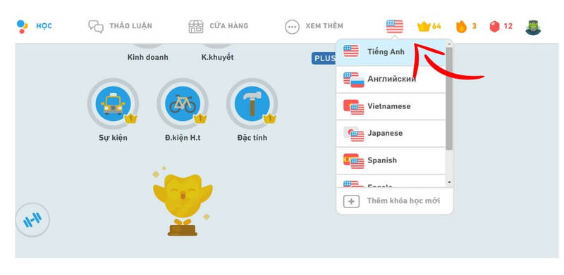 Học ngoại ngữ thú vị miễn phí với Duolingo.  (Ảnh: Duolingo.com)