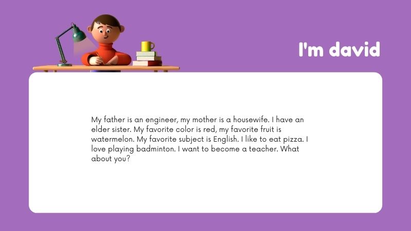 Bài mẫu giới thiệu bản thân bằng tiếng Anh cho bé lớp 5. (Ảnh: Monkey)