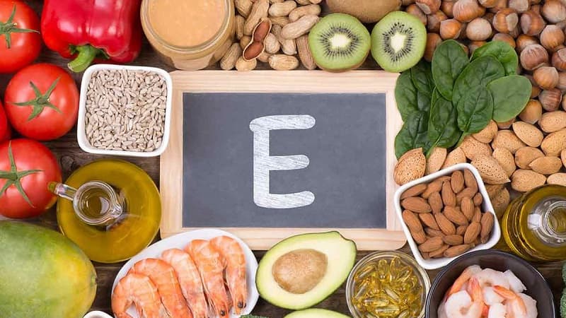 Một số thực phẩm giàu vitamin E. (Ảnh: Sưu tầm Internet)