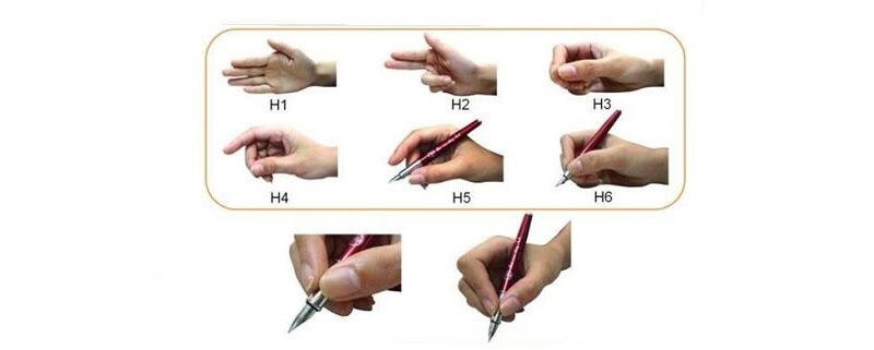 Học cách cầm bút chì đúng cách.  (Ảnh: Bigschool)