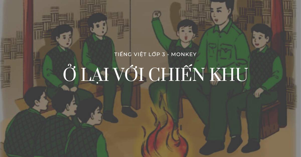Hướng dẫn học và giải bài tập tiếng Việt Ở lại với chiến khu lớp 3 sách Cánh Diều