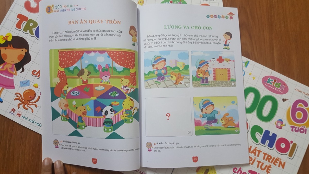 Muốn con giỏi đừng bỏ qua bộ sách 300 trò chơi phát triển trí tuệ cho trẻ 2 - 6 tuổi