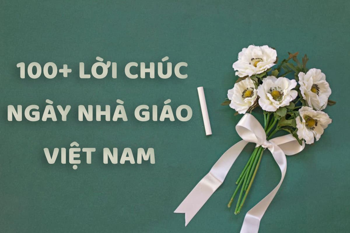 100+ Lời chúc mừng ngày nhà giáo Việt Nam bằng tiếng Anh hay nhất