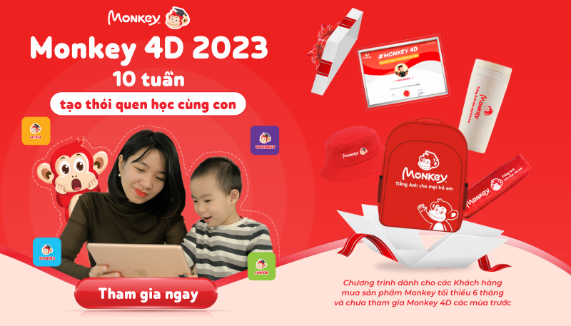 Thể lệ chi tiết chương trình Monkey 4D 2023