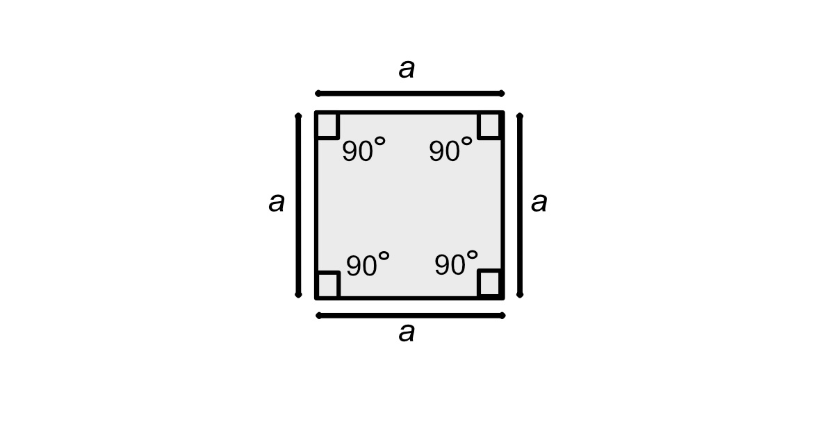 Mỗi cạnh của hình vuông vắn rất có thể được xác lập bằng phương pháp nào?
