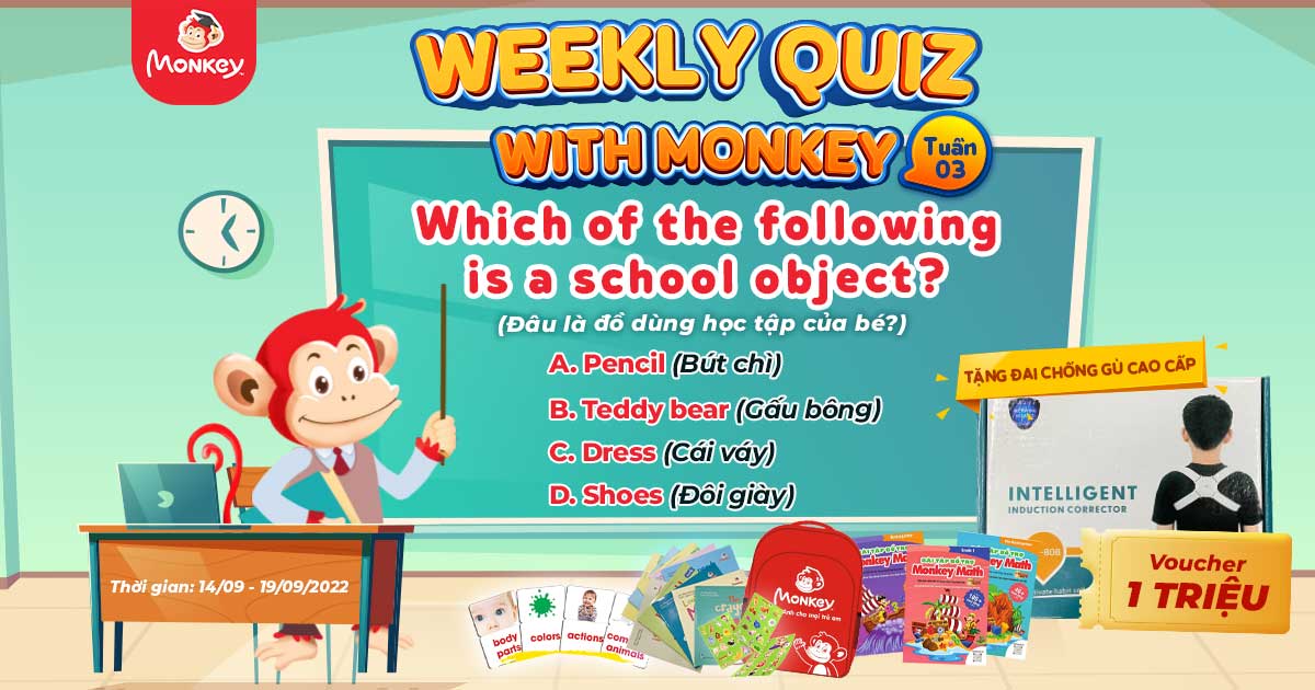Weekly Quiz With Monkey - Tuần 3