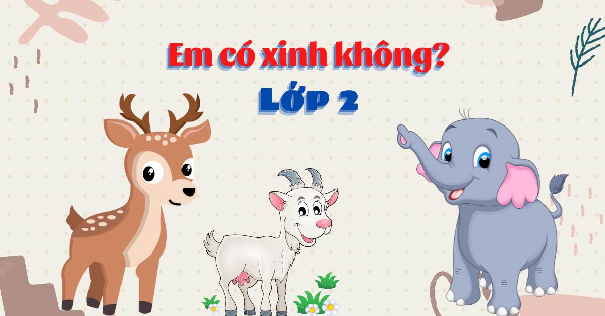 Giải bài tập tiếng Việt lớp 2 Em có xinh không trang 24, 25 sách Kết nối tri thức
