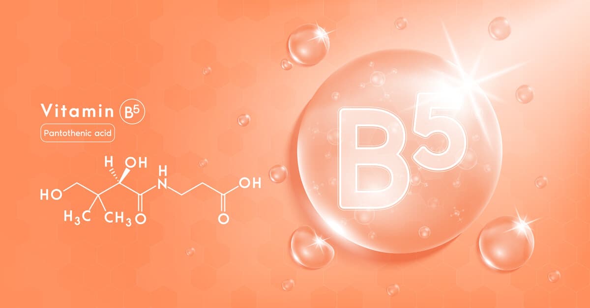 Tác dụng của vitamin B5 đối với quá trình chuyển hóa chất trong cơ thể là gì?