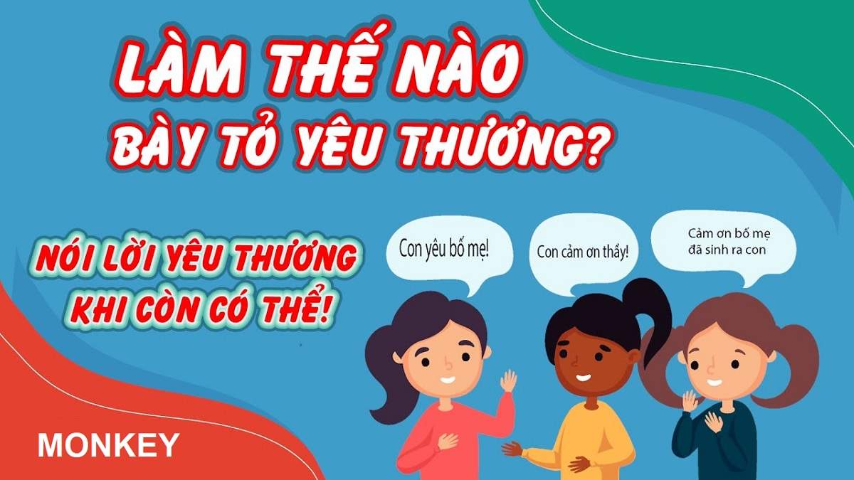 Bật mí cách dạy trẻ nói lời yêu thương ba mẹ nào cũng nên biết!
