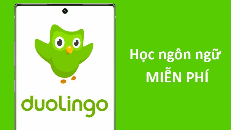 Phần mềm luyện đọc tiếng Anh Duolingo. (Ảnh: Sưu tầm Internet)