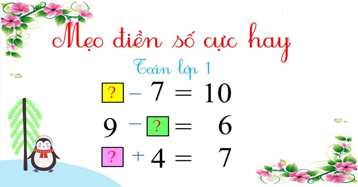 Tổng hợp 20+ bài tập toán ô vuông lớp 1 và bí quyết giúp bé học tốt